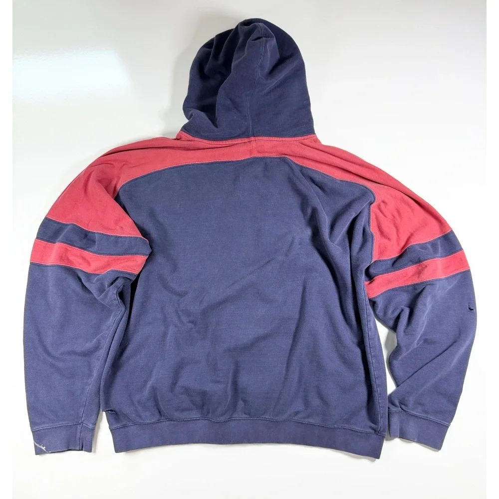Vintage Arizona Wildcats Hoodie NCAA XL Blue Red Pullover Sweatshirt Distressed